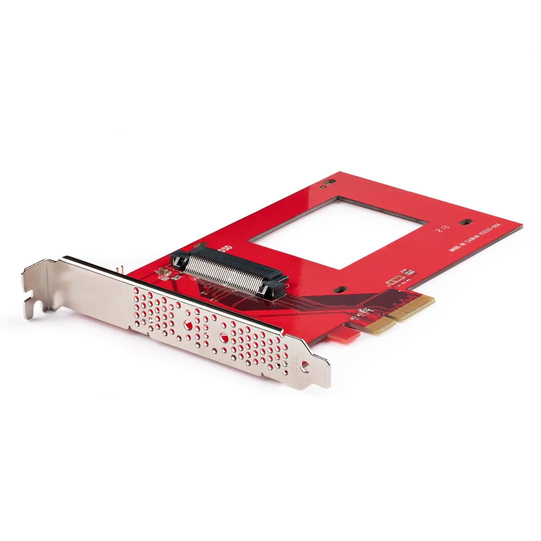 STARTECH STARTECH.COM U.3 TO PCIE ADAPTER CARD FOR U.3 NVME DRIVES, PCIE 4.0, 2 YR PEX4SFF8639U3