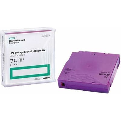 HPE HPE LTO-10 75TB RW Data Cartridge - Promo End 8/05/2026 Q2080A