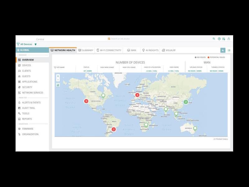 HPE HPE Aruba Central AP Fnd 3yr Sub E-STU Q9Y59AAE