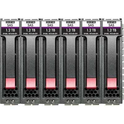HPE HPE MSA 72TB SAS 7.2K LFF M2 6pk HDD Bdl R0Q71A