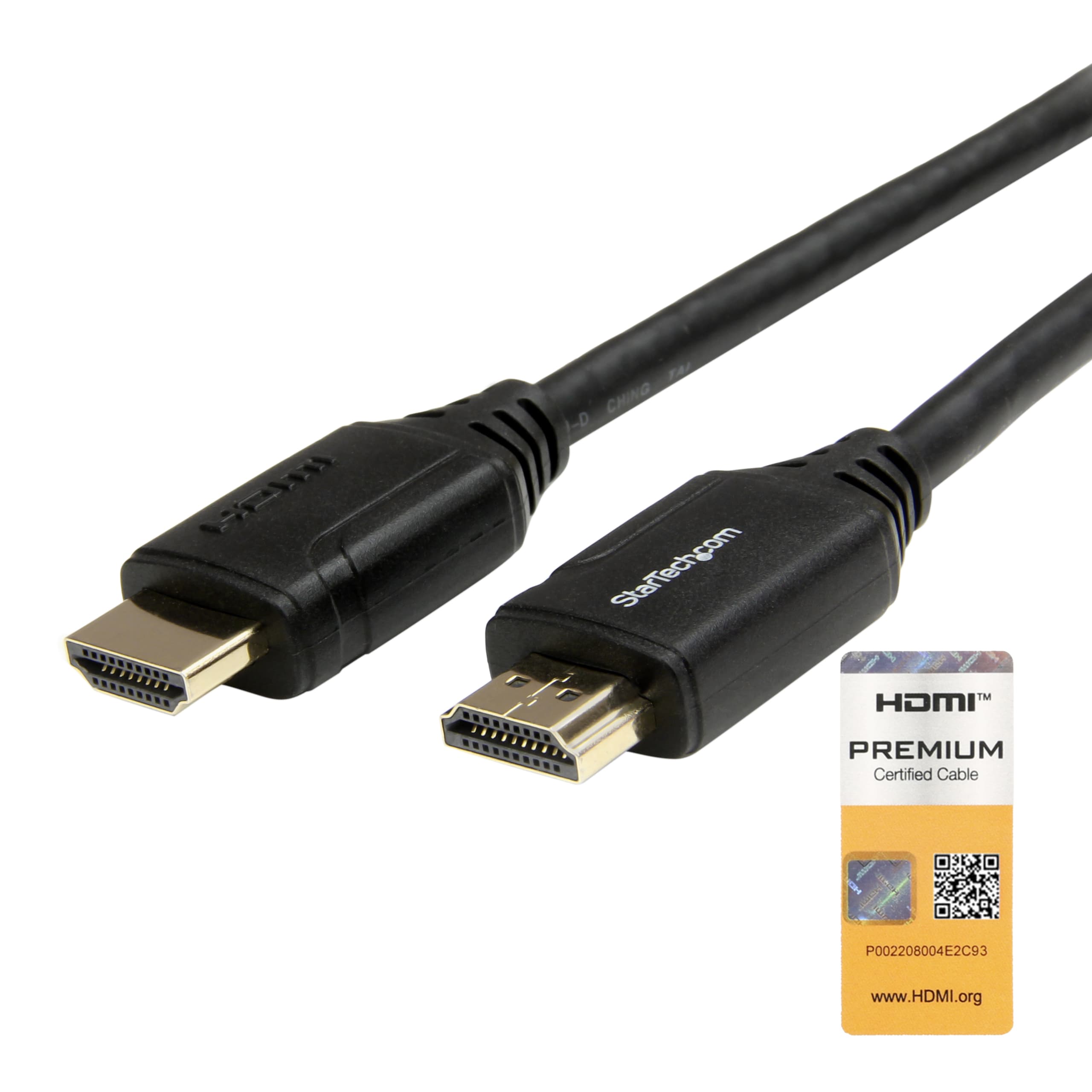 STARTECH STARTECH.COM 2M PREMIUM HDMI 2.0 CABLE W/ETHERNET - 6FT HDR 4K 60HZ DURABLE LTW RHDMM2MP