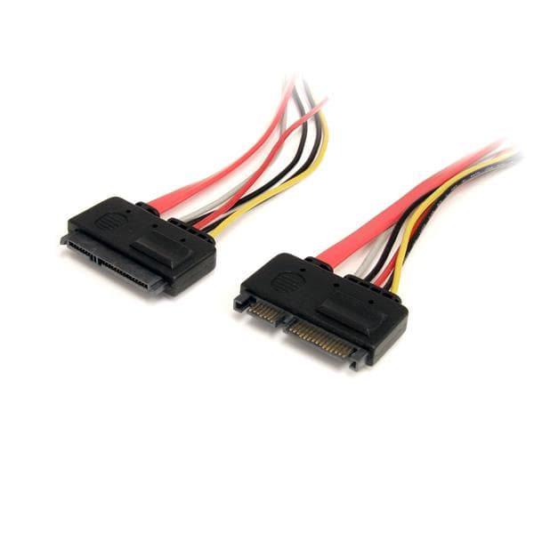 STARTECH STARTECH.COM 12IN 22 PIN SATA POWER AND DATA EXTENSION CABLE, LTW SATA22PEXT