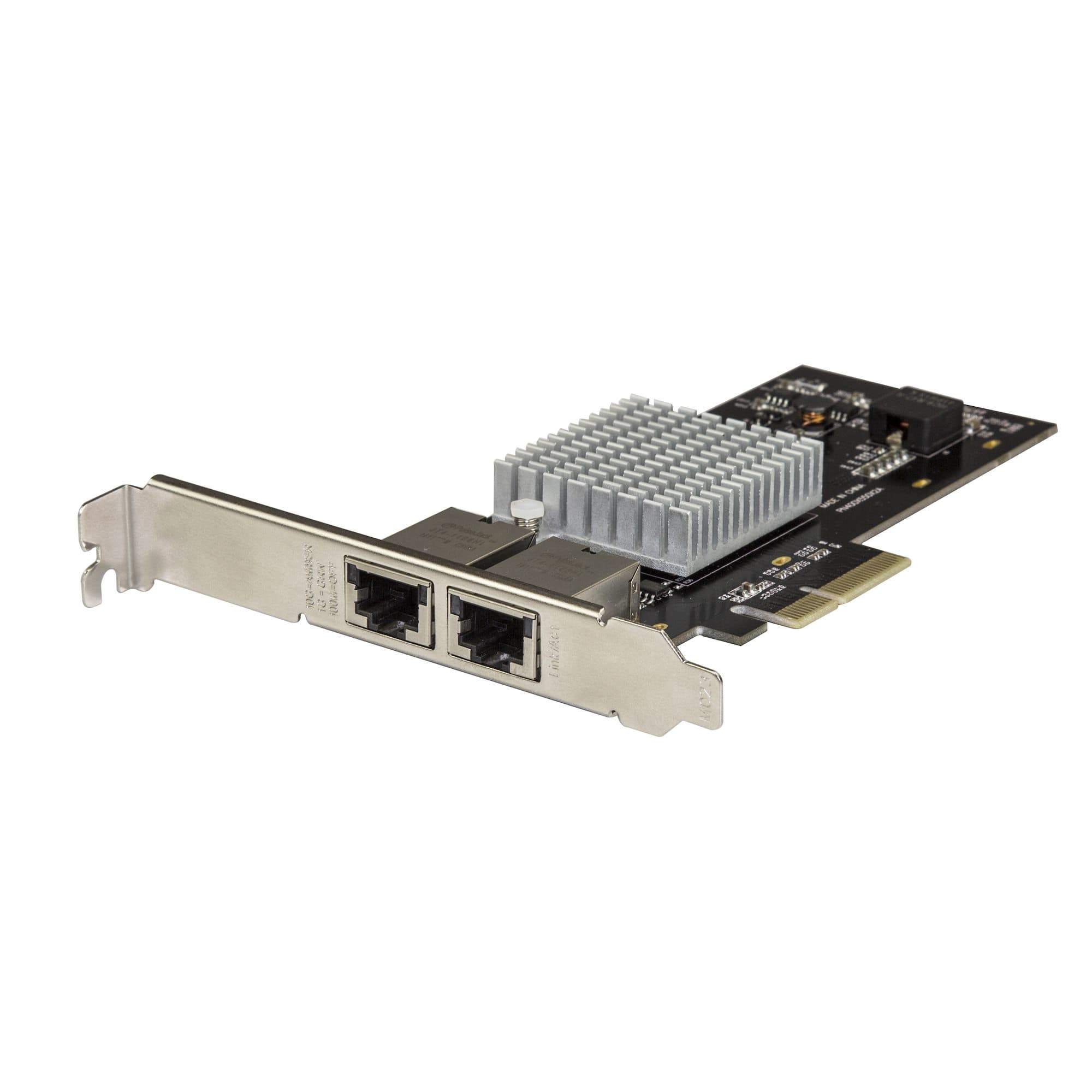 STARTECH STARTECH.COM 2 PORT 10G PCIE NETWORK ADAPTER CARD INTEL-X550AT 10GBASE-T 2 YR ST10GPEXNDPI