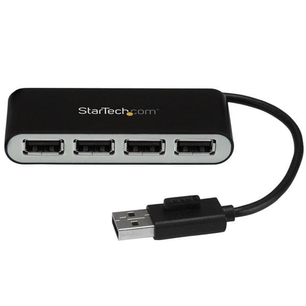 STARTECH STARTECH.COM 4 PORT USB 2.0 HUB W/CABLE - MULTI PORT MINI HUB - BUS POWERED 2 YR ST4200MINI2