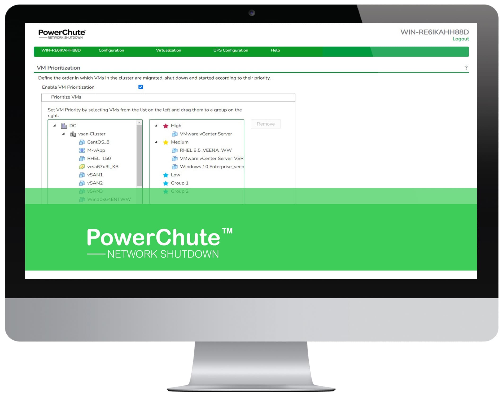 APC APC POWERCHUTE NETWORK SHUTDOWN LICENSE FOR VIRTUALIZATION AND HCI, 1-YEAR SWPCNS1Y-DIGI