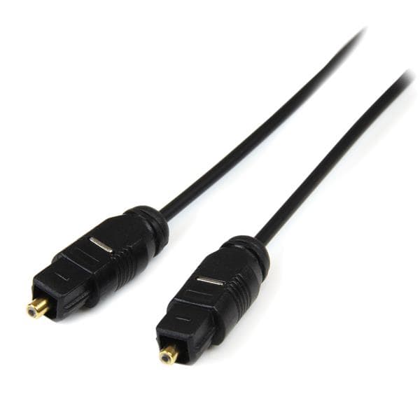 STARTECH STARTECH.COM 15 FT THIN DIGITAL OPTICAL AUDIO CABLE - TOSLINK AUDIO CABLE LTW THINTOS15