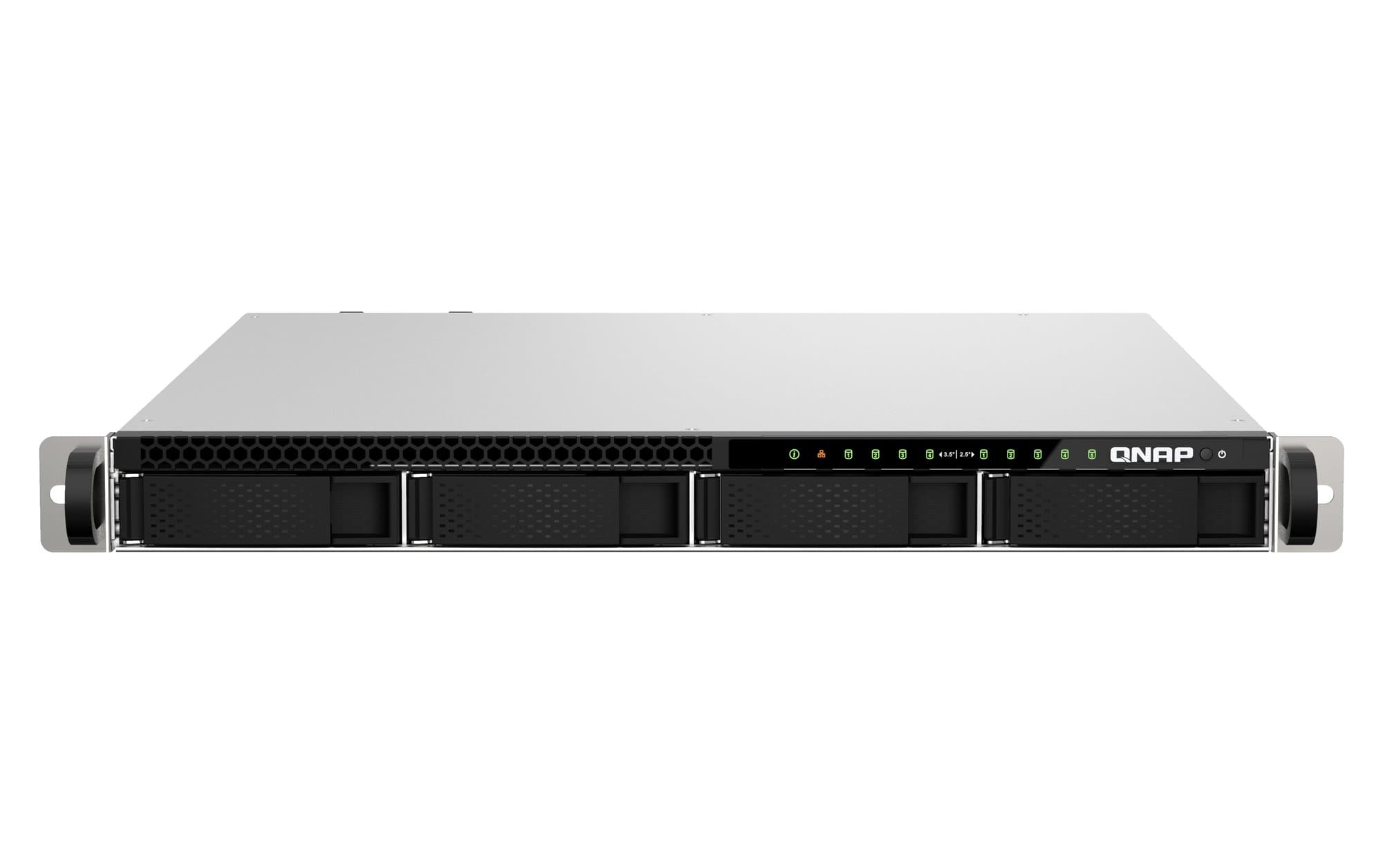 QNAP QNAP 4+5 BAY 1U RACKMOUNT NAS,INTEL XEON,3.4GHZ 4 CORE,16GB RAM,10G,2.5G,USB,PCIE,RP,5YR TS-H987XU-RP-E2334-16G