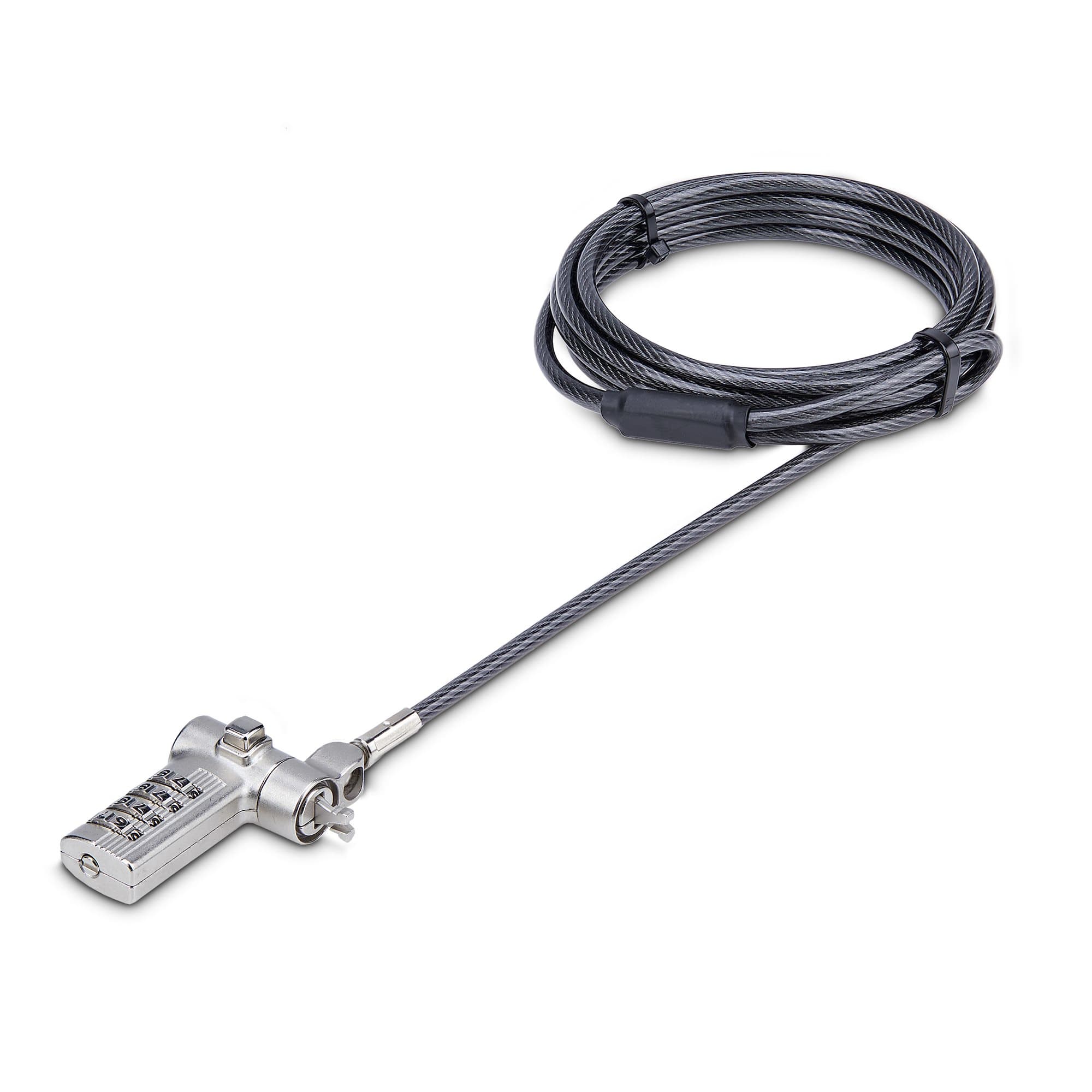 STARTECH STARTECH.COM UNIVERSAL LAPTOP LOCK 6.6FT, NOBLE WEDGE/NANO/K-SLOT, KEYLESS,LOCKING CABLE 2 UNIVC4D-LAPTOP-LOCK