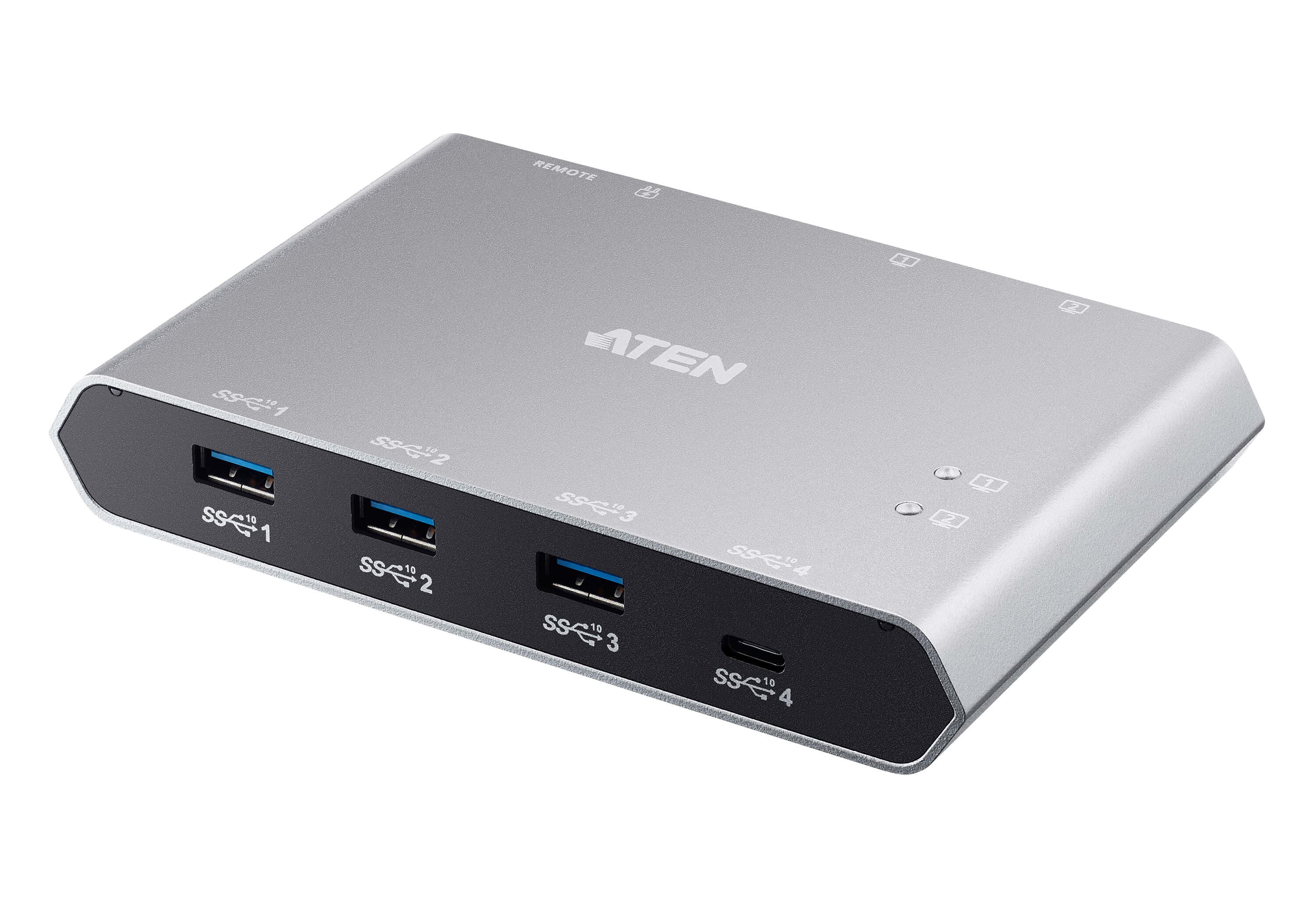 ATEN ATEN USB-C GEN 2 SHARING SWITCH WITH POWER PASS THROUGH US3342-AT
