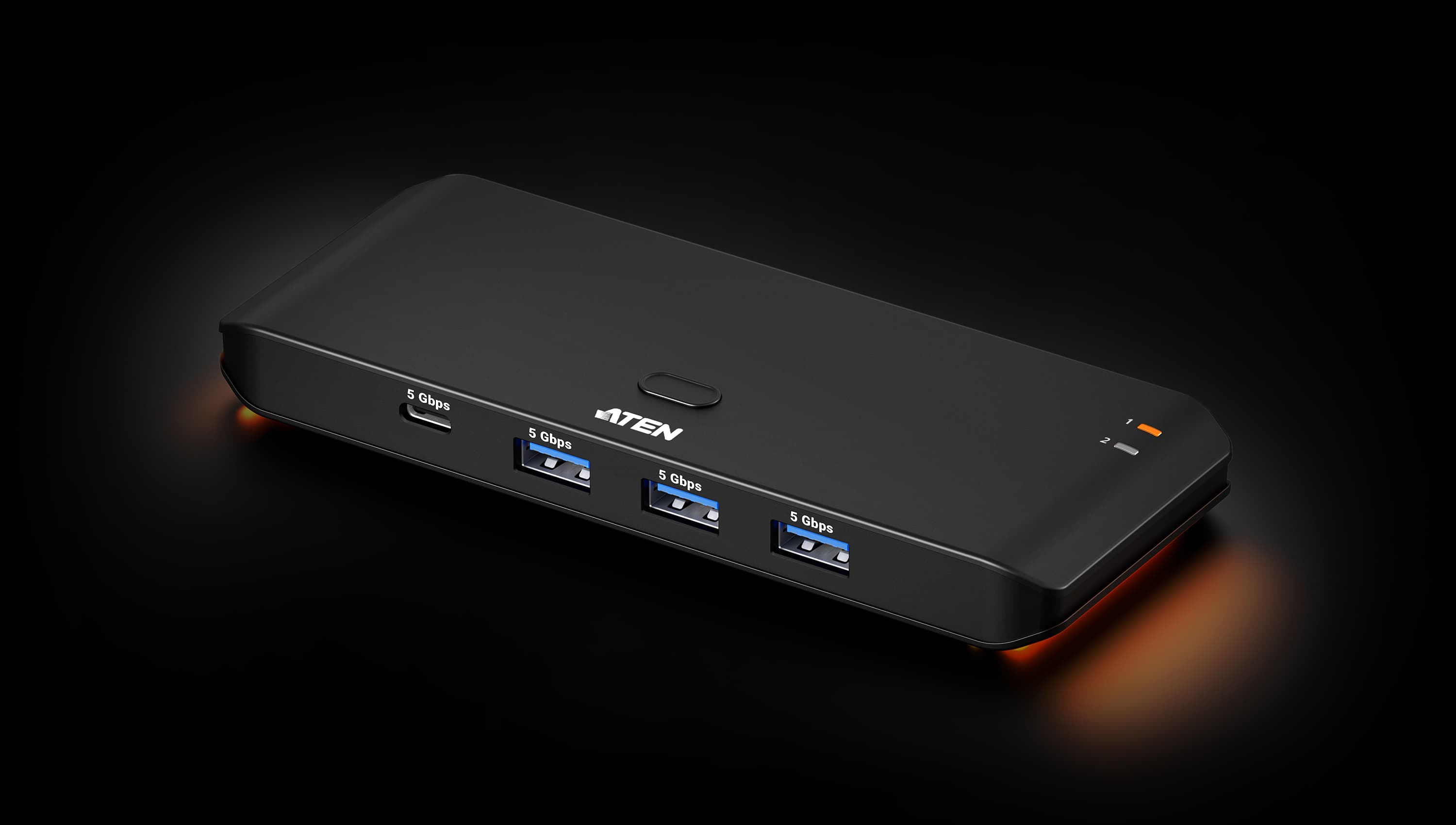 ATEN ATEN ESSENTIAL 2X4 USB 3.2 GEN 1 SHARING SWITCH US4324-AT
