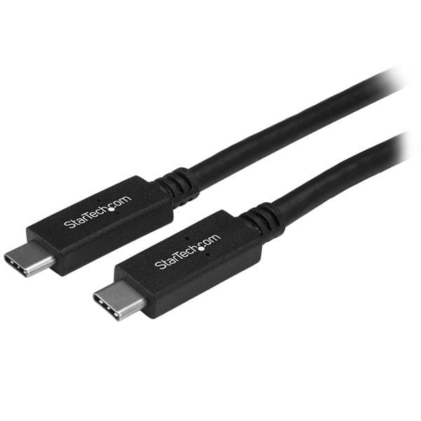 STARTECH STARTECH.COM 0.5M USB C TO USB C CABLE - M/M - USB 3.1 CABLE (10GBPS), 2 YR USB31CC50CM