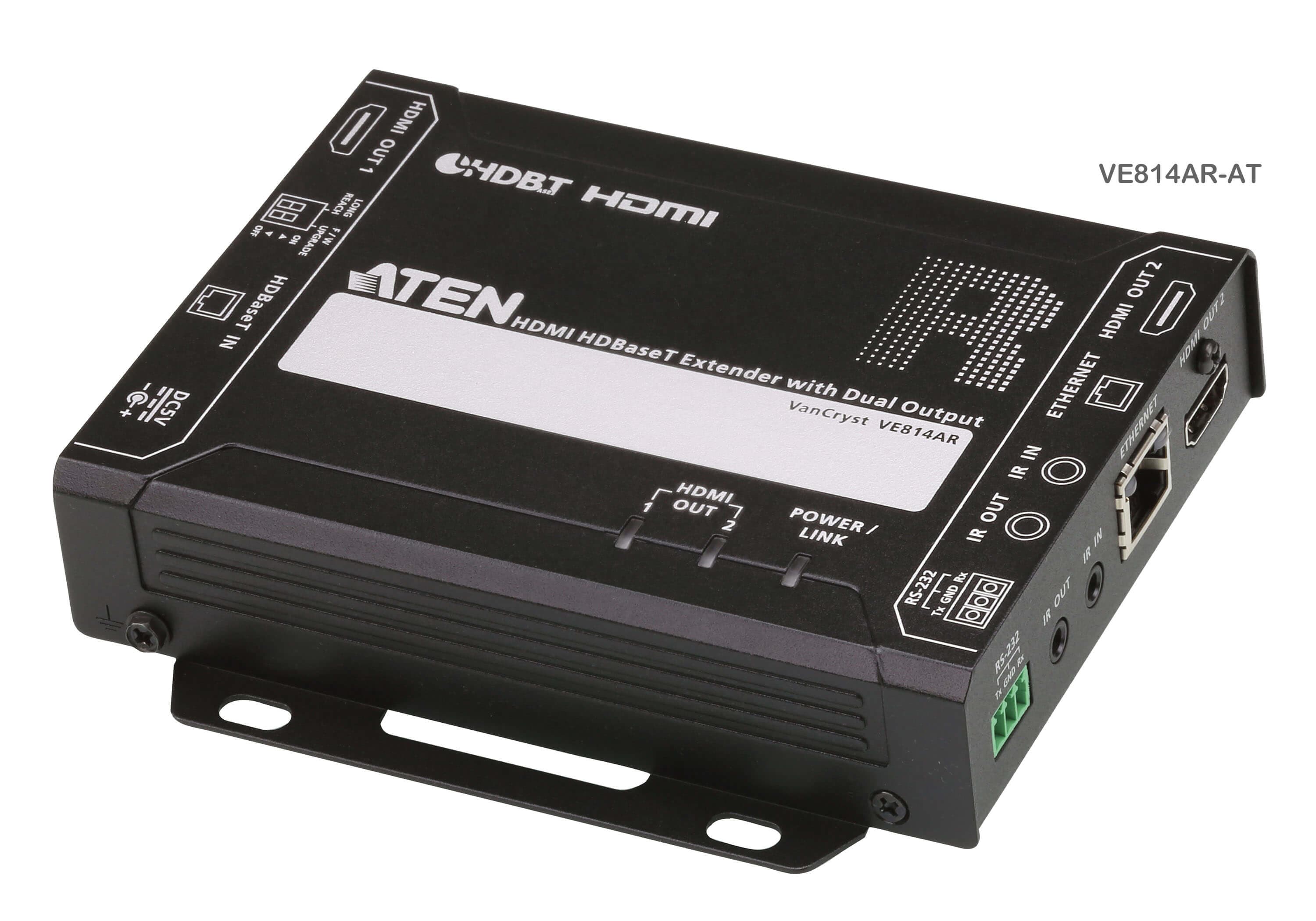 ATEN ATEN HDMI HDBASET RECEIVER WITH DUAL 4K OUTPUT VE814AR-ATA-U