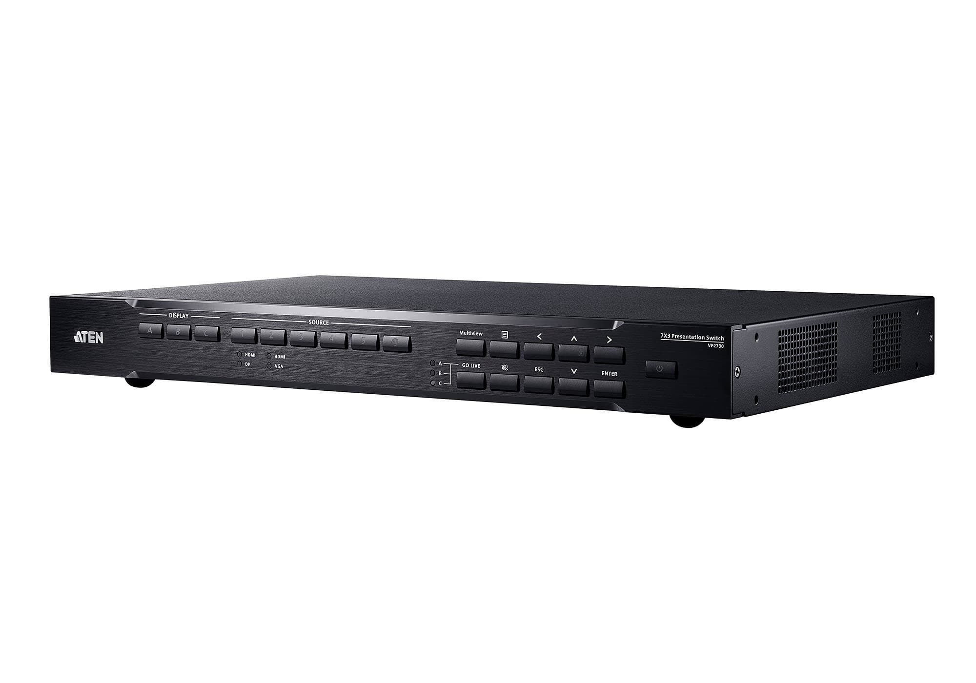 ATEN ATEN 7 X 3 SEAMLESS PRESENTATION MATRIX SWITCH WITH SCALAR VP2730-AT-U