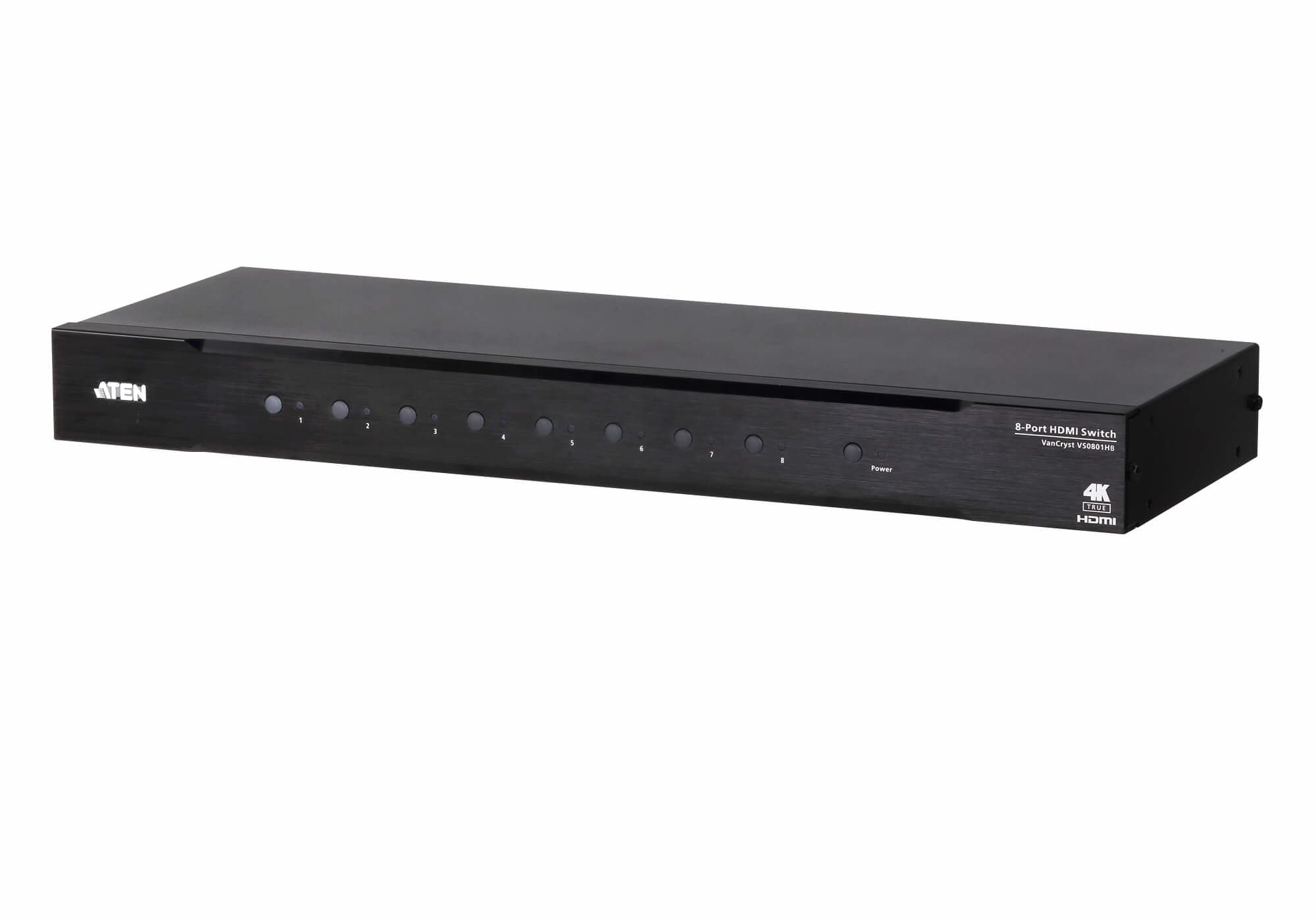 ATEN ATEN TRUE 4K 8 PORT HDMI SWITCH VS0801HB-AT-U