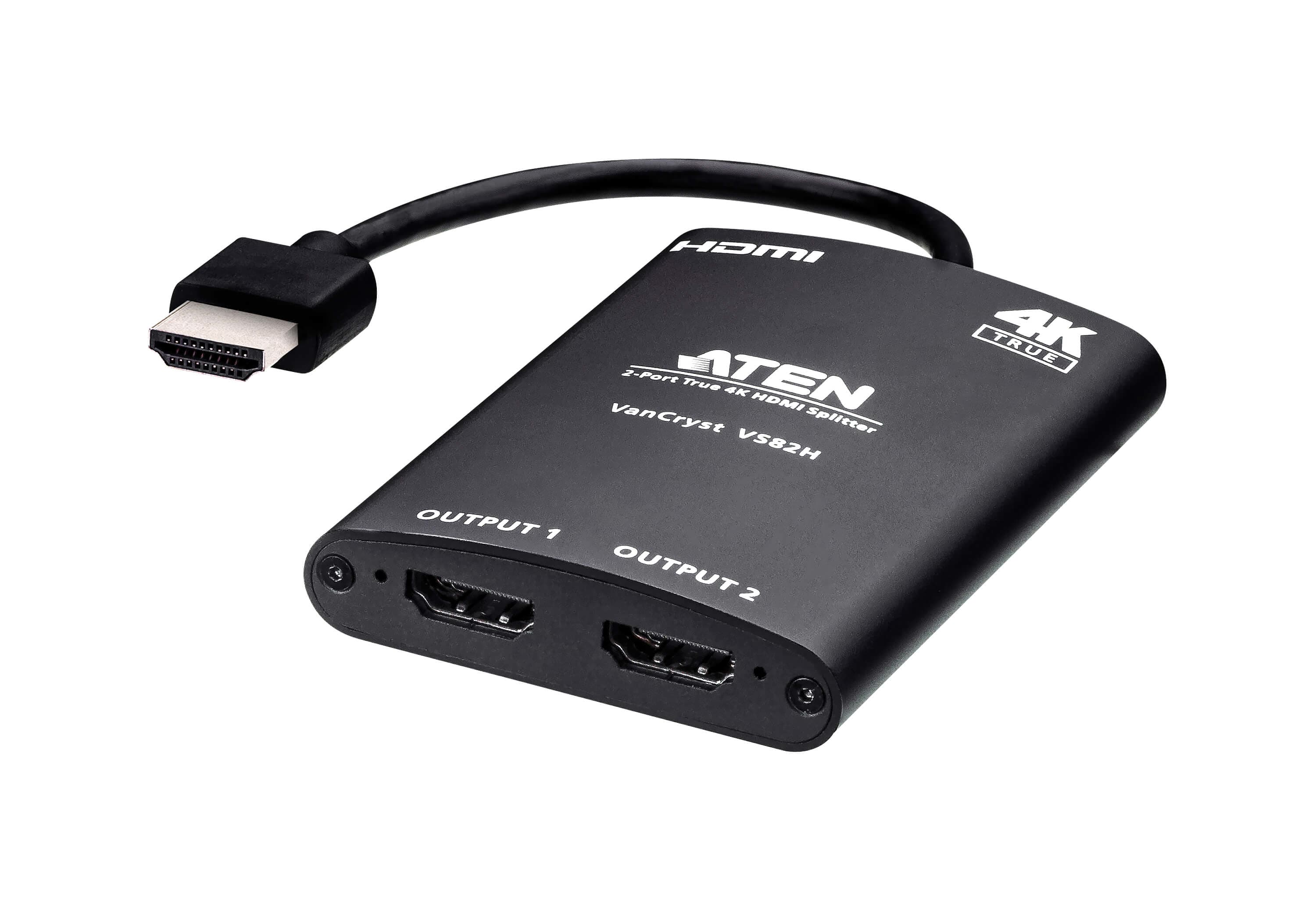 ATEN ATEN 2-PORT TRUE 4K COMP SPLITTER VS82H-AT