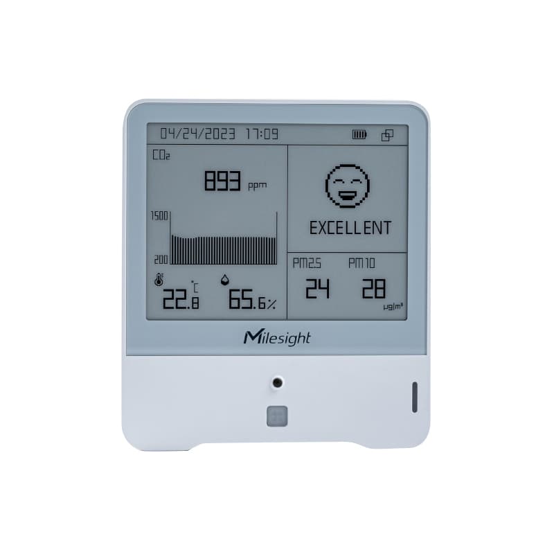Milesight IoT Milesight AM308-915M LoRaWAN 8 in 1 Indoor Ambience Monitoring IoT Sensor with Particle Matter 2.5 and 10 AM308-915M
