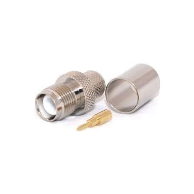 Go Wireless NZ RP-TNC Female 50 Ohm CRIMP Connector for LMR400/RG8U C-TNCRPF1-400