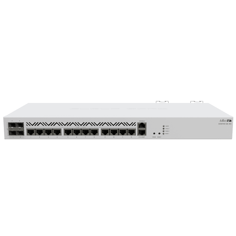MikroTik MikroTik CCR2116-12G-4S+ Router with 13 x 1Gb Ethernet and 4 x SFP+ Ports CCR2116-12G-4S+