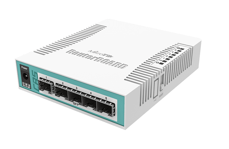MikroTik MikroTik Cloud Router Switch CRS106-1C-5S with 6 x Gigabit SFP Ports CRS106-1C-5S