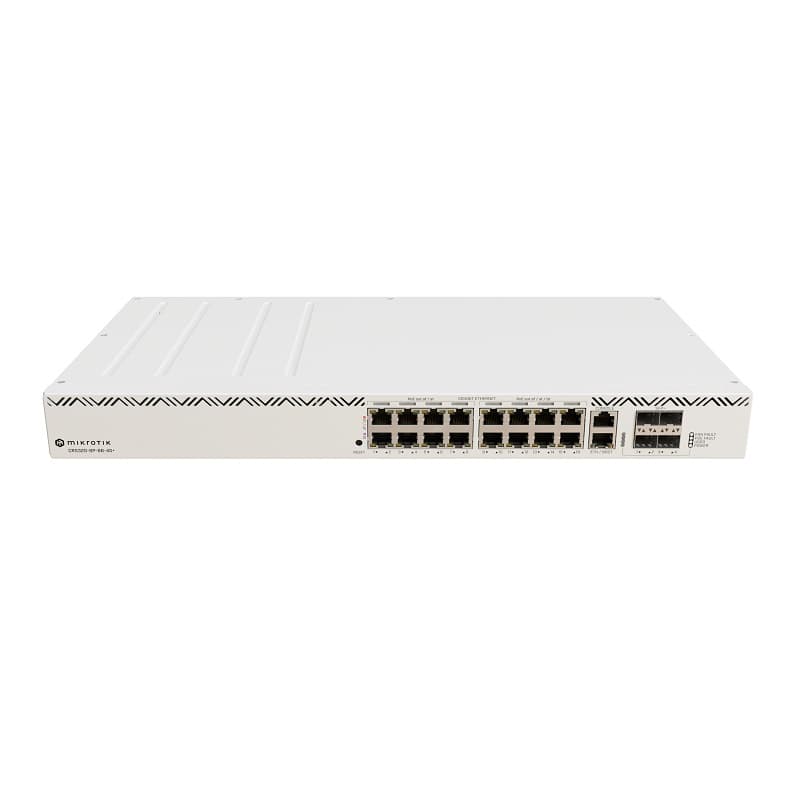 MikroTik MikroTik CRS320-8P-8B-4S+RM 16 Port Gigabit 802.3af/at/bt PoE Switch with 4 SFP+ Uplinks CRS320-8P-8B-4S+RM
