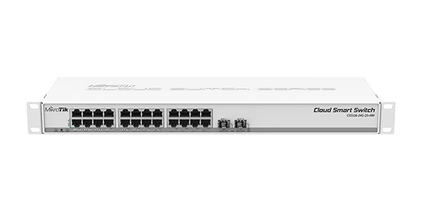 MikroTik MikroTik CRS326-24G-2S+RM 24 Port Cloud Router Switch with 10 Gbps Uplink CRS326-24G-2S+RM