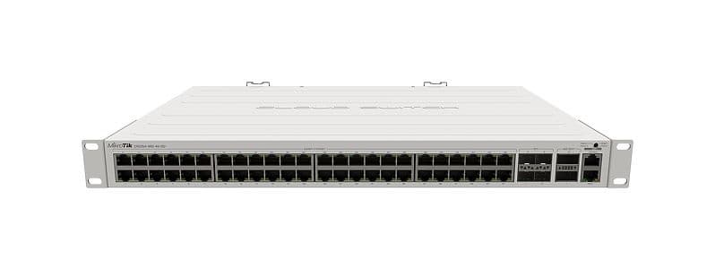 MikroTik MikroTik Cloud Router 48 Port Gigabit Switch with 10 Gbps and 40 Gbps Fibre Ports CRS354-48G-4S+2Q+RM