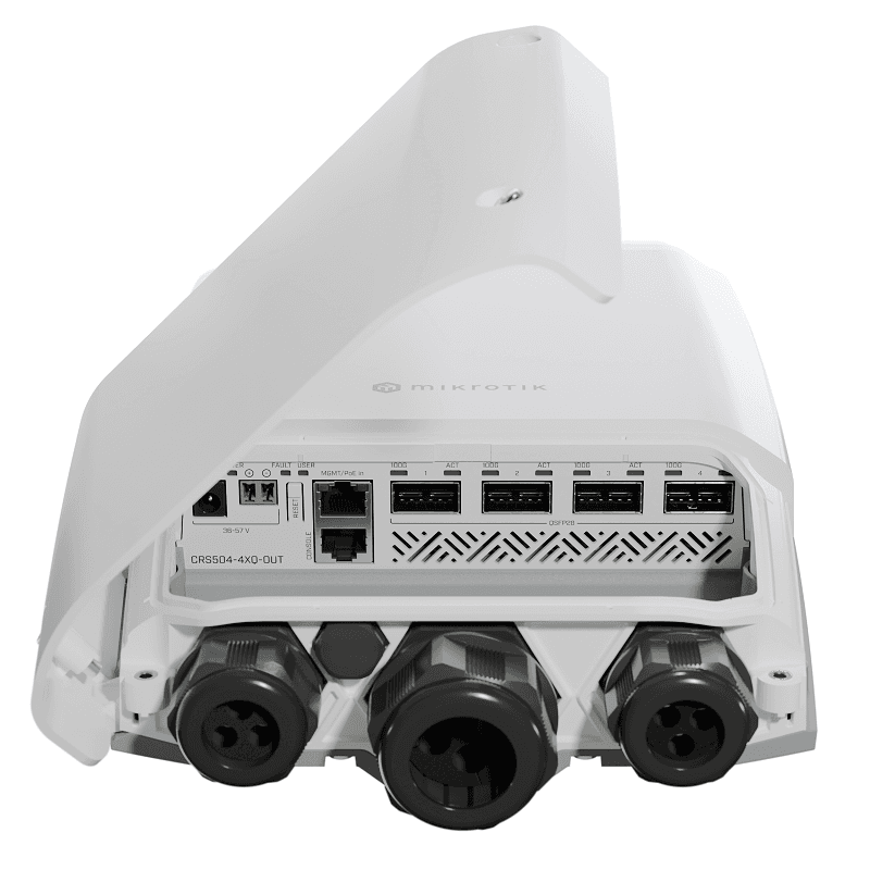 MikroTik MikroTik CRS504-4XQ-OUT 4 Port 100 Gbps QSFP28 Outdoor Fibre Switch CRS504-4XQ-OUT
