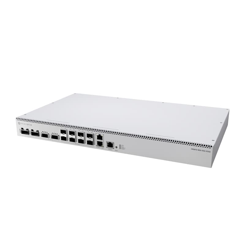MikroTik MikroTik CRS812-8DS-2DQ-2DDQ-RM Multi-Gig Switch with 2x 10G Ethernet, 8x SFP56, 2x QSFP56 and 2x QSFP56-DD Ports CRS812-8DS-2DQ-2DDQ-RM