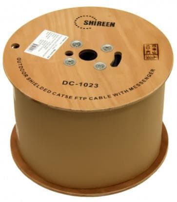 Shireen Shireen DC-1023 Outdoor Shielded CAT5e FTP with Self Supporting Messenger Wire DC-1023
