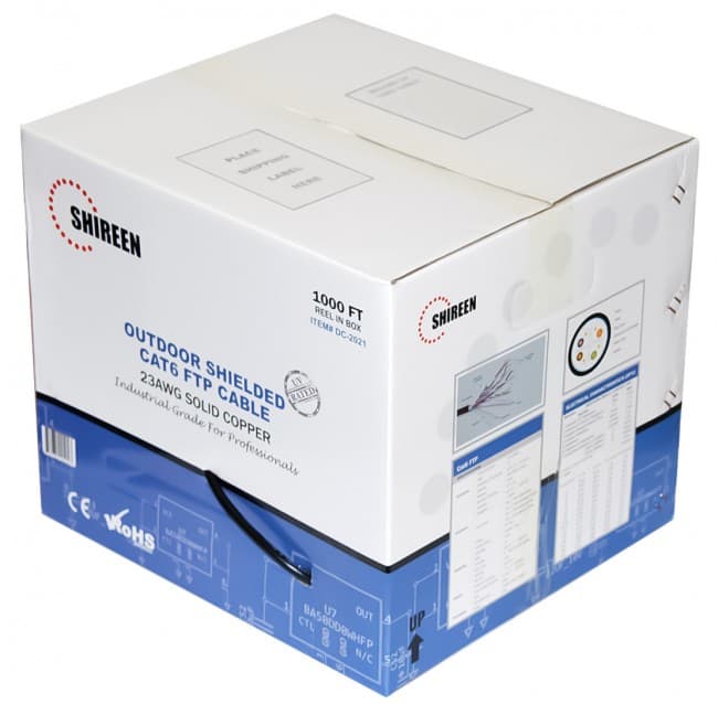 Shireen Shireen 305m Outdoor CAT6 FTP Shielded Cable DC-2021