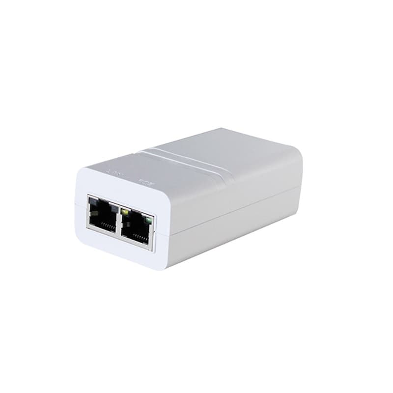 Procet PoE Systems Procet 52V DC 30 Watt 10 Gigabit 802.3af/at PoE+ White Power over Ethernet Injector EN30GT-10