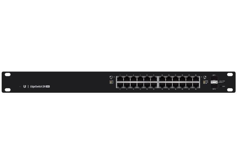 Ubiquiti Ubiquiti EdgeSwitch Gigabit 24 port 250W Managed Dual POE+ IEEE 802.3at/af and 24V Passive PoE Switch ES-24-250W