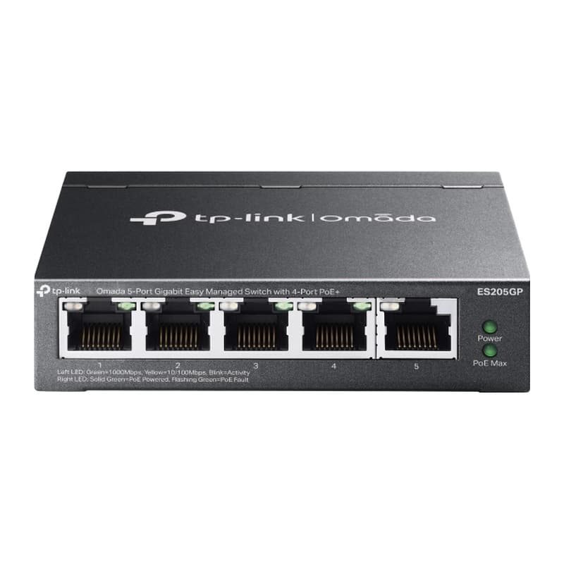 Omada Omada ES205GP SDN 5-Port Gigabit PoE Switch with 4-Port PoE+ ES205GP