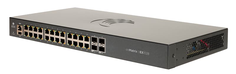 Cambium Networks Cambium cnMatrix EX1028 Intelligent Ethernet Switch with 24 x 1G Ethernet & 4 x SFP Ports EX1028