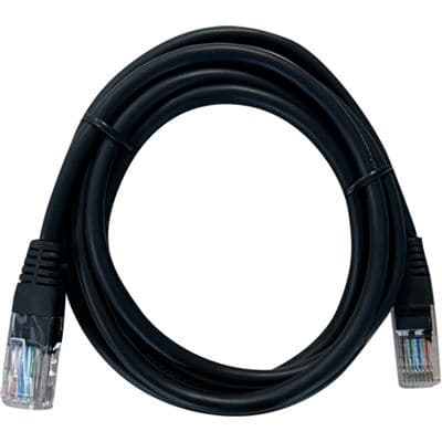 Go Wireless NZ Grandstream 1.5 Metre Cat5e UTP Indoor Ethernet Cable - Black GN-UTP-BK-1.5