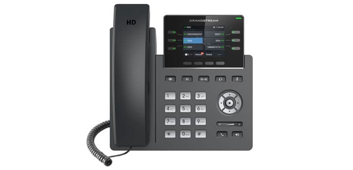 Grandstream Networks Grandstream GRP2613W 6 Lines, 6 SIP Accounts,  2.8 in Colour Screen, PoE + GigE and Wi-Fi GRP2613W