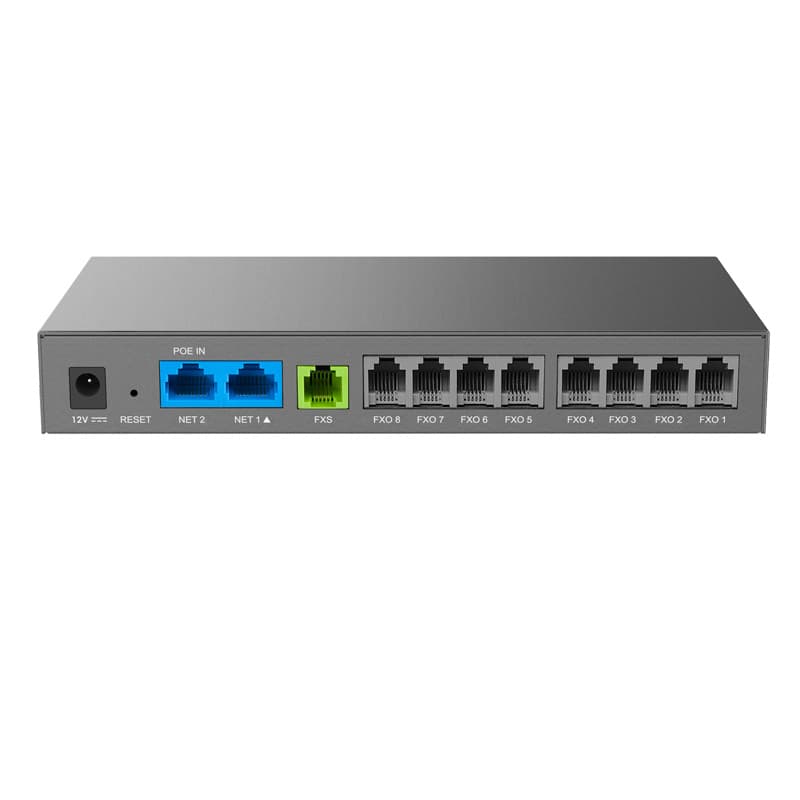 Grandstream Networks Grandstream HT881 8 FXO, 1FXS, 2 Gigabit Ethernet, PoE, Nat Router HT881