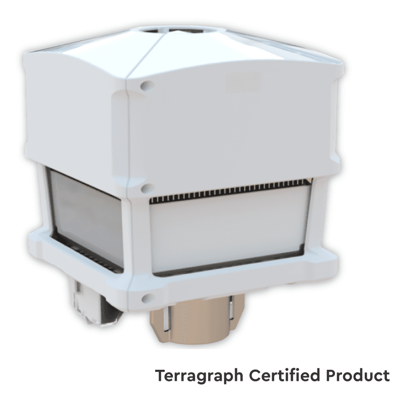 IgniteNet MetroLinq 60GHz Terragraph Distribution Node (DN) with 2 radios, 180Â° coverage (Adjacent sector placement) MLTG-360-2R-WW