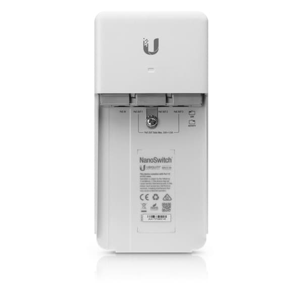 Ubiquiti Ubiquiti NanoSwitch Outdoor 4 Port PoE Passthrough Switch N-SW