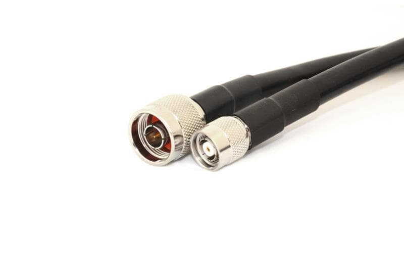 Go Wireless NZ N-Male to RP-TNC Male 110cm 50 Ohm Coax Pigtail LLC400 P-17