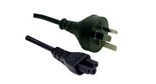 Go Wireless NZ 0.6m 3 Pin Clover Mains Power Cord PCCLV-0.6