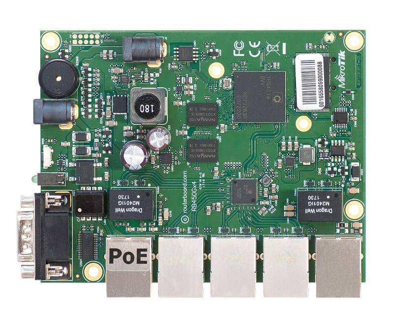 MikroTik MikroTik RB450Gx4 with 5 Gigabit Ethernet ports RB450Gx4