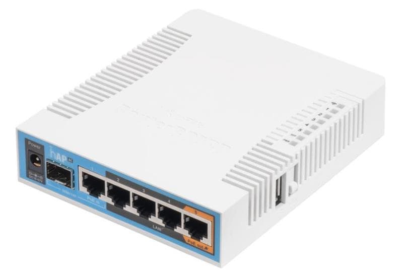 MikroTik MikroTik hAP 802.11ac High Power Wireless 5 Port Gigabit Router RB962UiGS-5HacT2HnT