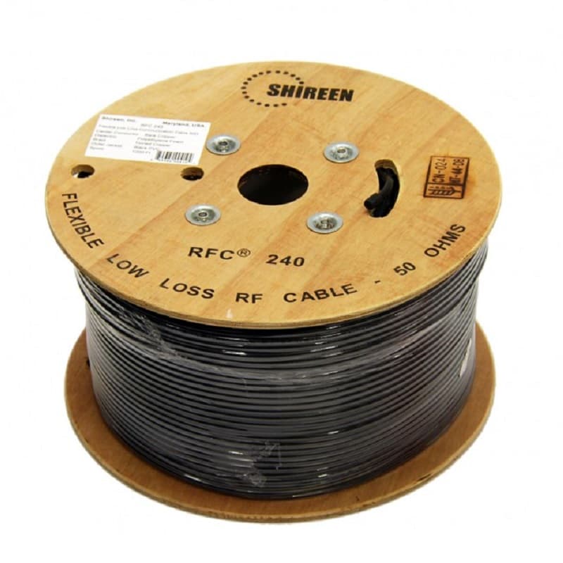 Shireen Shireen Inc RFC240 Cable 1000ft. Spool 50 Ohm Coax Cable Drum RFC240-1000