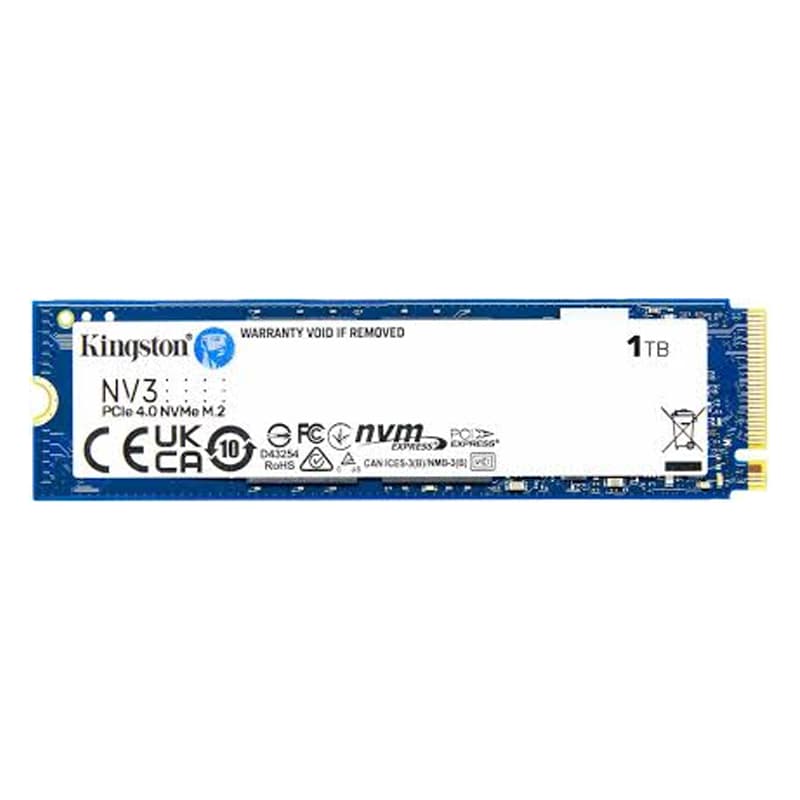 Go Wireless NZ Kingston 1TB NV3 M.2 2280 NVME SSD NVMe PCIe 4.0 SNV3S-1000G