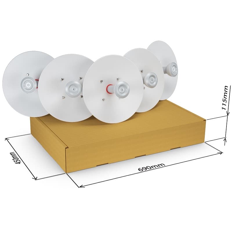 RF Elements RF Elements StarterDish 24dBi UM Parabolic Dish Antenna 5-PACK STD-24-UM-5PACK