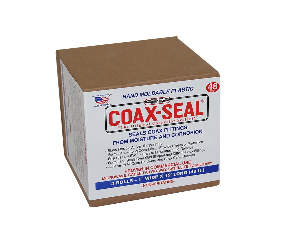 Universal Electronics Coax Seal Tape One Inch Roll (4 Pack) TAPE-03