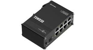 Teltonika Teltonika TSW030 8 x 10/100 Port Compact DIN Rail Mountable Ethernet Switch TSW030