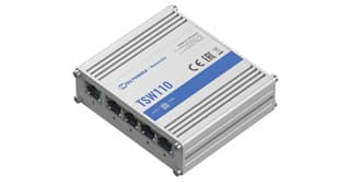 Teltonika Teltonika Unmanaged Industrial 5 Port Gigabit Ethernet Switch TSW110