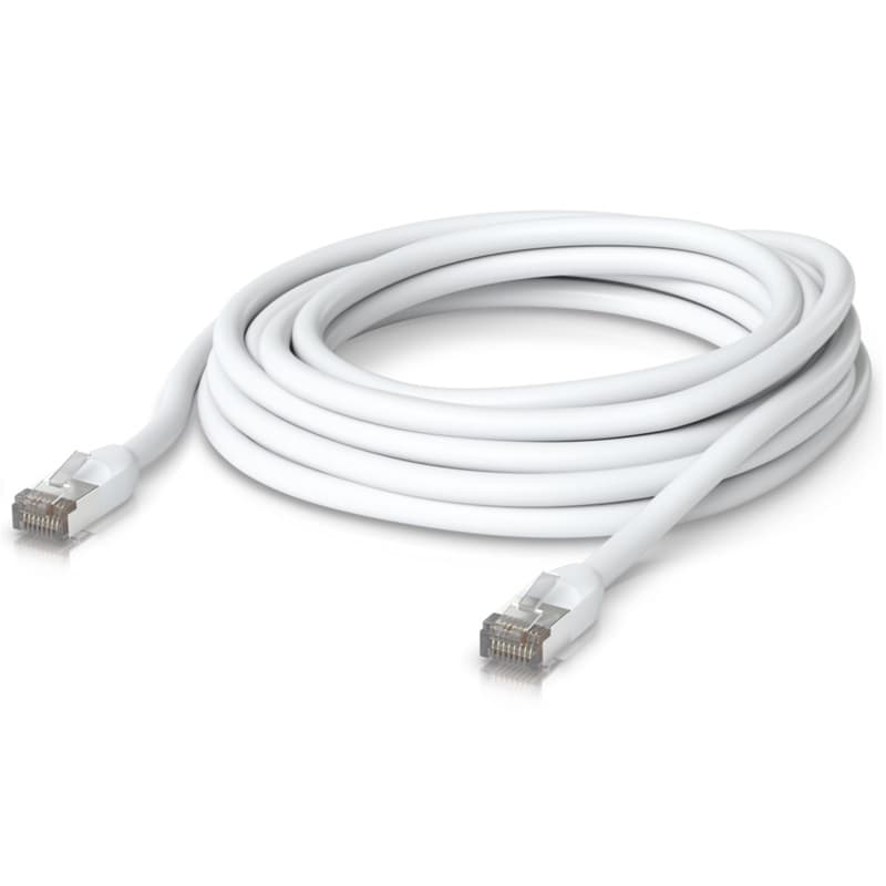Ubiquiti Ubiquiti UniFi 8M Cat5e Shielded Outdoor Patch Cable - White UACC-Cable-Patch-Outdoor-8M-W
